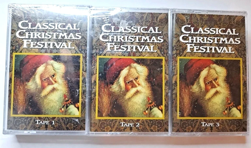 Classical Christmas Festival Music Cassettes #1-3 AF Publishers Tape SEALED - Image 1 of 4