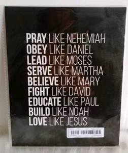 Spiritual Card Stock Print Black/White Pray Like NeHemiah...8X10 New - Picture 1 of 3