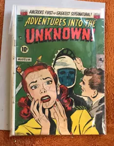 Adventures Into The Unknown Comics #35 Fair Sept 1952 Golden Age Pre-Code horror - Picture 1 of 18