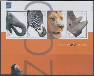 PORTUGAL Sc # 2441a-d CPL MNH S/S of 4 DIFF - WILDLIFE, BELGICA 2001 EXHIBITION - Picture 1 of 1