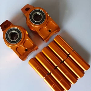 CNC alloy adjustable rear wheel hub carrier bearing seat for HPI Rovan baja 5b - Picture 1 of 18