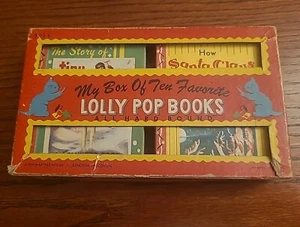 Box Of 10 Favorites Lolly Pop Little Christmas Books ~ Samuel Lowe - Picture 1 of 5