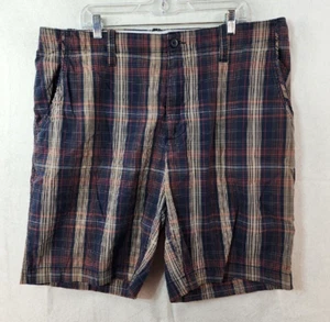 Casuals Roundtree & Yorke Mens 40W Multicolor Plaid Shorts - Picture 1 of 16