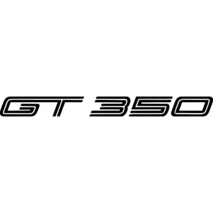 Mustang GT350 Vinyl Decal Car Window Tumbler Laptop Mirror Bike Flask - Picture 1 of 1