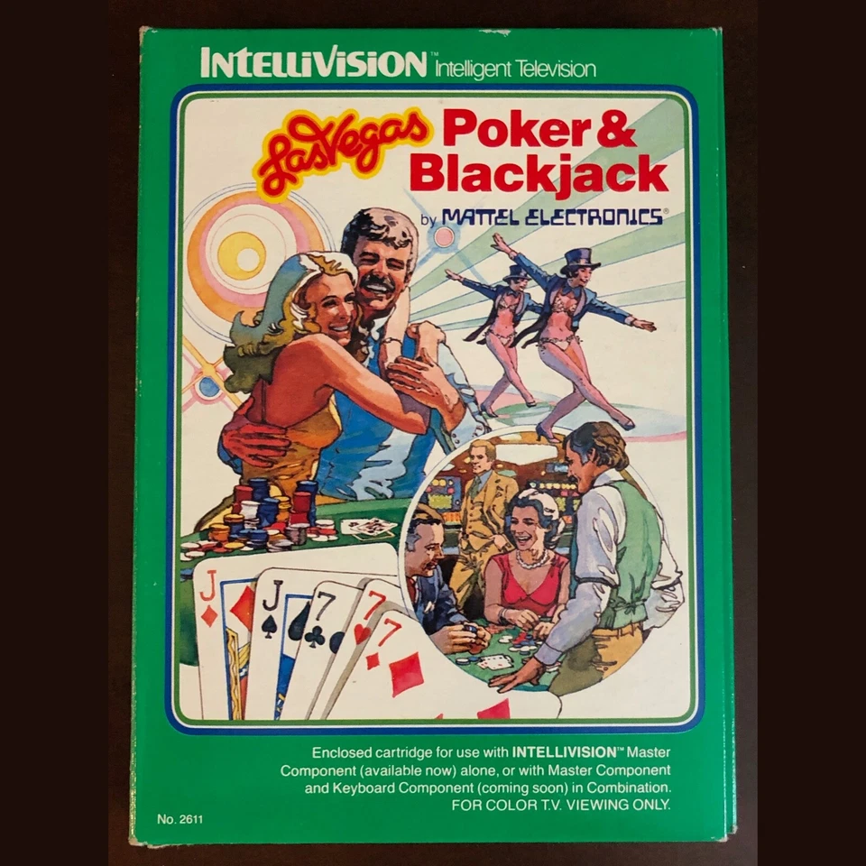 Las Vegas Poker & Blackjack for Intellivision from Mattel Electronics - Image 1 of 1