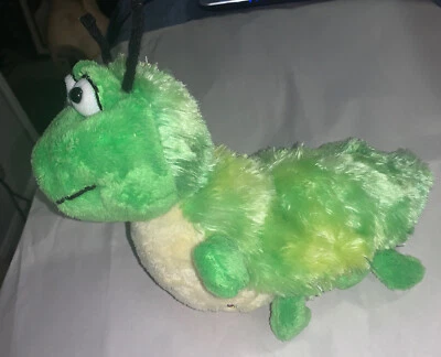 WEBKINZ CATERPILLAR HM434 by GANZ PLUSH STUFFED ANIMAL GREEN NO CODE - Image 1 of 4