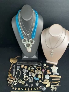 Vintage Schmuck Konvolut 49 Teile BSK, Tilco, Sarah Coventry, gedrehtes Silber mehr JB706 - Bild 1 von 20