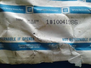 NOS Intake Gasket GM # 10041986 BOPC OEM - Picture 1 of 1