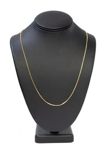 (MA5) Collana catena Franco in oro giallo 14 kt 24" lunga 9,3 grammi 1,5 mm - Foto 1 di 5