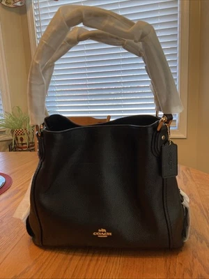 Coach Edie 31 Pebble Leather Shoulder Bag - Image 1 of 4