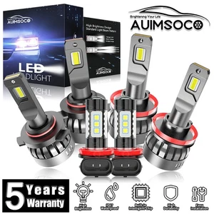 For Toyota Prius C 2012-2014 Hatchback 4-Door 1.5L LED Headlight Bulbs 220000LM - Picture 1 of 21