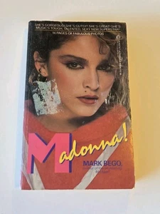Madonna Biography Mark Bego Paperback Book 1st Edition 1985 16 Pages Of Photos - Picture 1 of 14