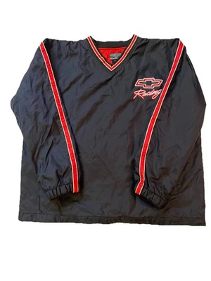 Steve & Barry’s 套头风衣夹克男式 XXL 雪佛兰赛车外套 — 第 1/4 张图片