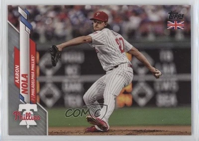 2020 Topps UK Edition Platinum 1/1 Aaron Nola #132 1y9 - Image 1 of 3