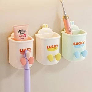 Wall Mounted Toothbrush Holder Bathroom Organizer - Picture 1 of 13