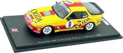 Porsche 944 Turbo Cup No8 чемпион Франции 1988 в масштабе 1:43 от Spark - Изображение 1 из 3