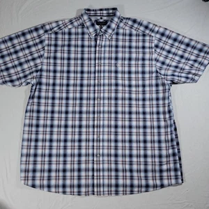 Ariat Pro Series Herren XXL blau kariert Kurzarm Western belüftet Angelhemd - Bild 1 von 9
