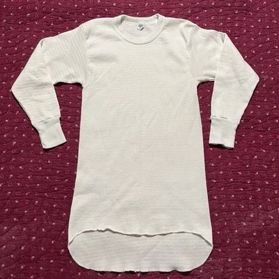 Ropa interior larga con fondo térmico vintage Hanes para hombre mediana deportista estadounidense años 80 Foto 1 de 4