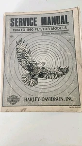 Harley-Davidson 1984-1990 FLT/FXR Models Official Factory Service Manual- Used - Picture 1 of 2
