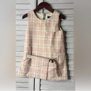 Burberry Pink & Cream Sleeveless Dress. Size 12 Months. Great Condition - Picture 1 of 9