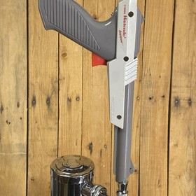 NINTENDO Beer Tap Handle  Zapper Gun Pistol NES Arcade Barcade Video Games Gray