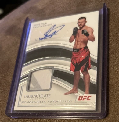 2023 Panini Immaculate UFC Petr Yan Relic Patch Auto Autograph /99 - Image 1 of 2