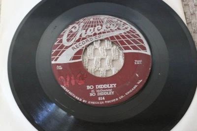 BO DIDDLEY-"BO DIDDLEY" BLUES/R&B 45, CHECKER 814, 1955, GOOD+ Foto 1 de 2