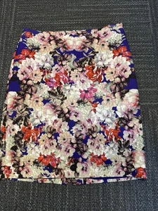 Talbots Size 14 Floral Skirt Machine Washable 25 inches length - Picture 1 of 7