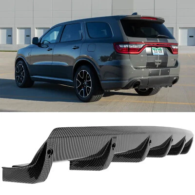 Alerón labial difusor parachoques trasero de fibra de carbono para Dodge Durango RT SRT SXT SRT8 Foto 1 de 4
