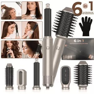 6In1 Föhn Luftstyler Haartrockner Multi-Haarstyler mit Automatischer Lockenstab - Bild 1 von 24