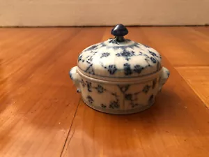 Royal Copenhagen Musselmalet Gerippt Butterdose Nr.398 1. Wahl - Bild 1 von 10