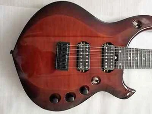 7 Strings John Petrucci Majesty Monarchy Royal Red Electric Guitar Flame - Picture 1 of 5