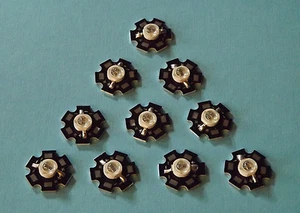 10 x 5W 740nm IR POWER LED on DISIPADOR TÉRMICO emisor infrarrojo infrarrojo 5mm - Imagen 1 de 3