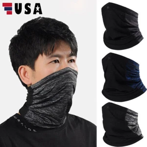 UV Protection Face Mask Neck Gaiter Scarf Breathable Bandana for Outdoor Sports - Picture 1 of 24