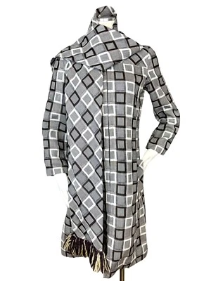 Vestido casaco vintage 1930 House of Style Berkowitz Philadelphia com lenço tamanho 4 - Imagem 1 de 4