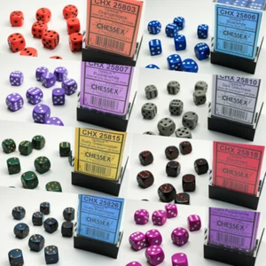 Farbige 12mm d6 w6 Dice Block (36 dice) Würfelbox Würfel Würfelbox - Bild 1 von 22