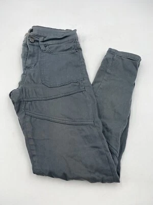 Pantalones BDG Mujer Gris Ajustados Carga Cremallera Botones Cremalleras, Talla 25 - Usados Foto 1 de 4