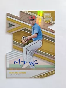2020 Panini Elite Extra Edition MASYN WINN gold status die-cut auto 07/10 RC - Picture 1 of 3