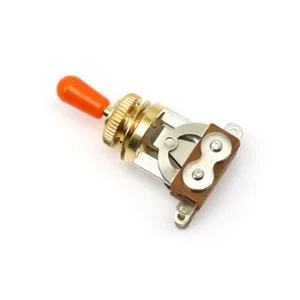 Gold w/Orange Cap,Les Paul Gibson Epiphone Guitar 3 Way Selector Toggle Switch - Picture 1 of 7