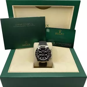 Rolex Kosmografie Daytona 116519LN Weiß Gold Keramik Schwarz Dial Uhr B&p 2022 - Bild 1 von 9