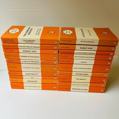 Popular Penguins Orange Penguin Paperbacks Various Bulk Selection - Image 1 of 2