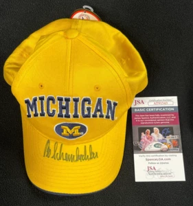 Bo Schembachler signierte Vintage Michigan Wolverines Mütze JSA COA - Bild 1 von 2