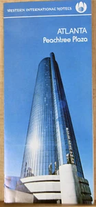 1976 Flyer Atlanta Peachtree Plaza Western International Worlds Tallest Hotel - Picture 1 of 3