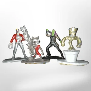 Marvel Rocket Guardianes de la Galaxia 4 piezas figuras de metal de JADA Toys Nano B16 - Imagen 1 de 2