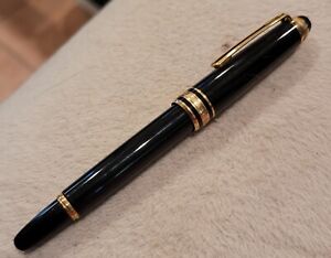 Montblanc Meisterstuck Fountain Pen 14K Gold Nib & Diamond 75th Years of Passion