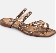 Dolce Vita Izabel Snakeskin Sandals Size 8