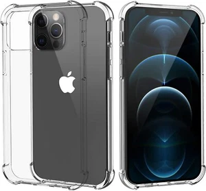 COVER CUSTODIA TRASPARENTE TPU SILICONE antiurto per APPLE IPHONE - Foto 1 di 41