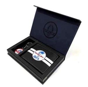 SHELBY COBRA WALLET + KEYRING GIFT SET - NEW IN PRESENTATION BOX - FORD GT - Picture 1 of 17