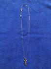 Gucci Necklace Separate Cross 18K Au750 White Gold With Accessories Used