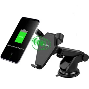 Quick Qi Car Charger QC 2.0 Wireless 10W Fast Boat for iPhone Samsung Kome N9C - Picture 1 of 9